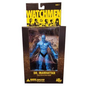 DC Comics Collector Series 2 Watchmen Dr. Manhattan Action Figure Gift NIB
